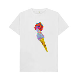 Chila Kumari Singh Burman: Ice Cream women's fit t-shirt